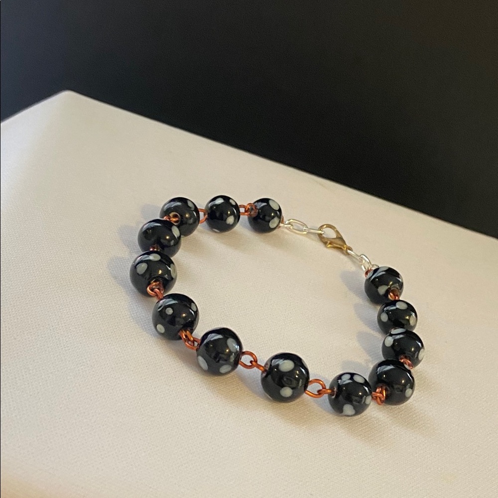 Handmade conta di odjo bracelet